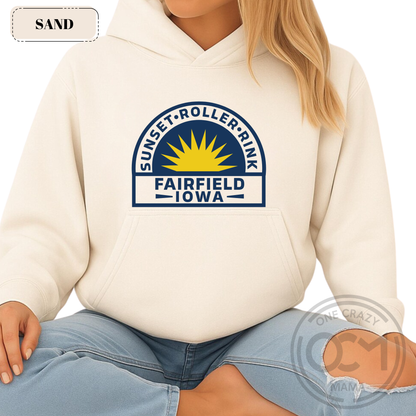 Adult - District Premium Hoodie (Sunset Roller Rink)
