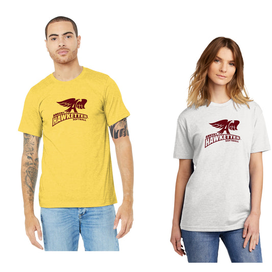 Adult & Youth - Unisex Cotton/Poly Tee (Ankeny Hawkette Softball)