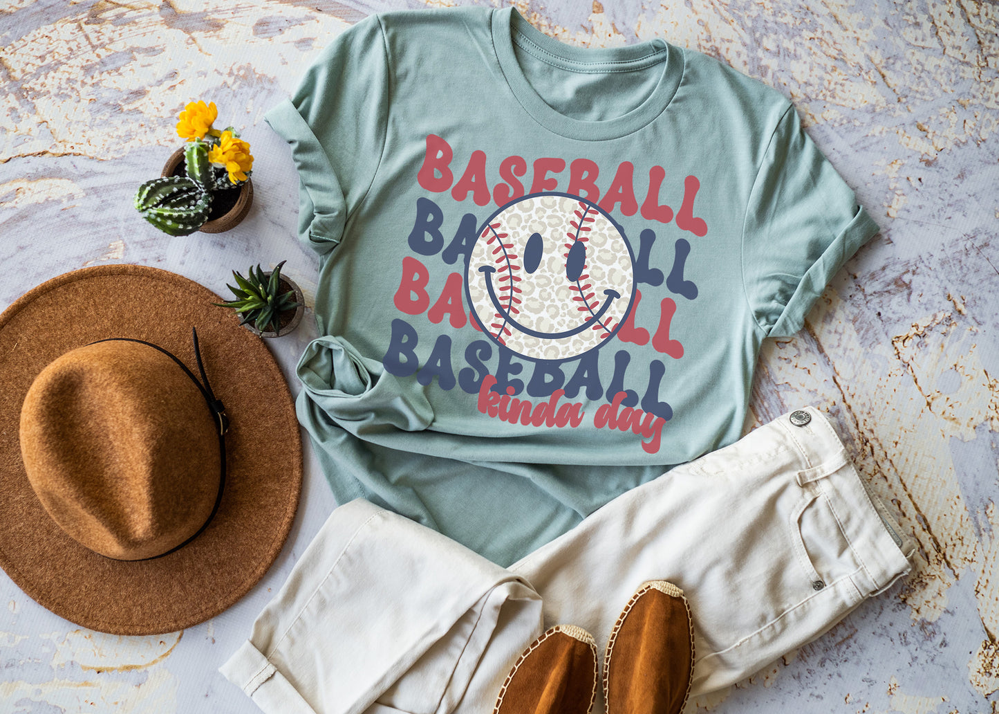 Adult - Unisex Tee (Baseball Kinda Day)