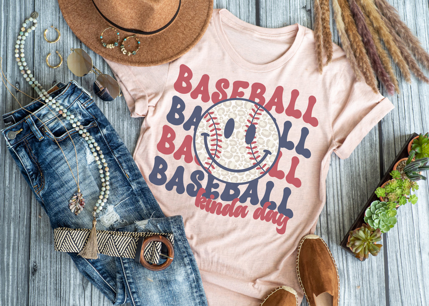 Adult - Unisex Tee (Baseball Kinda Day)