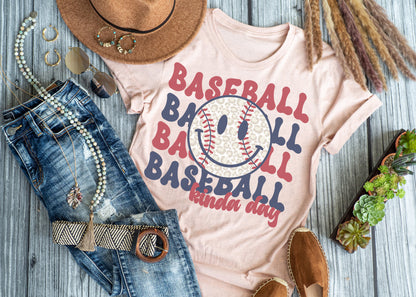 Adult - Unisex Tee (Baseball Kinda Day)