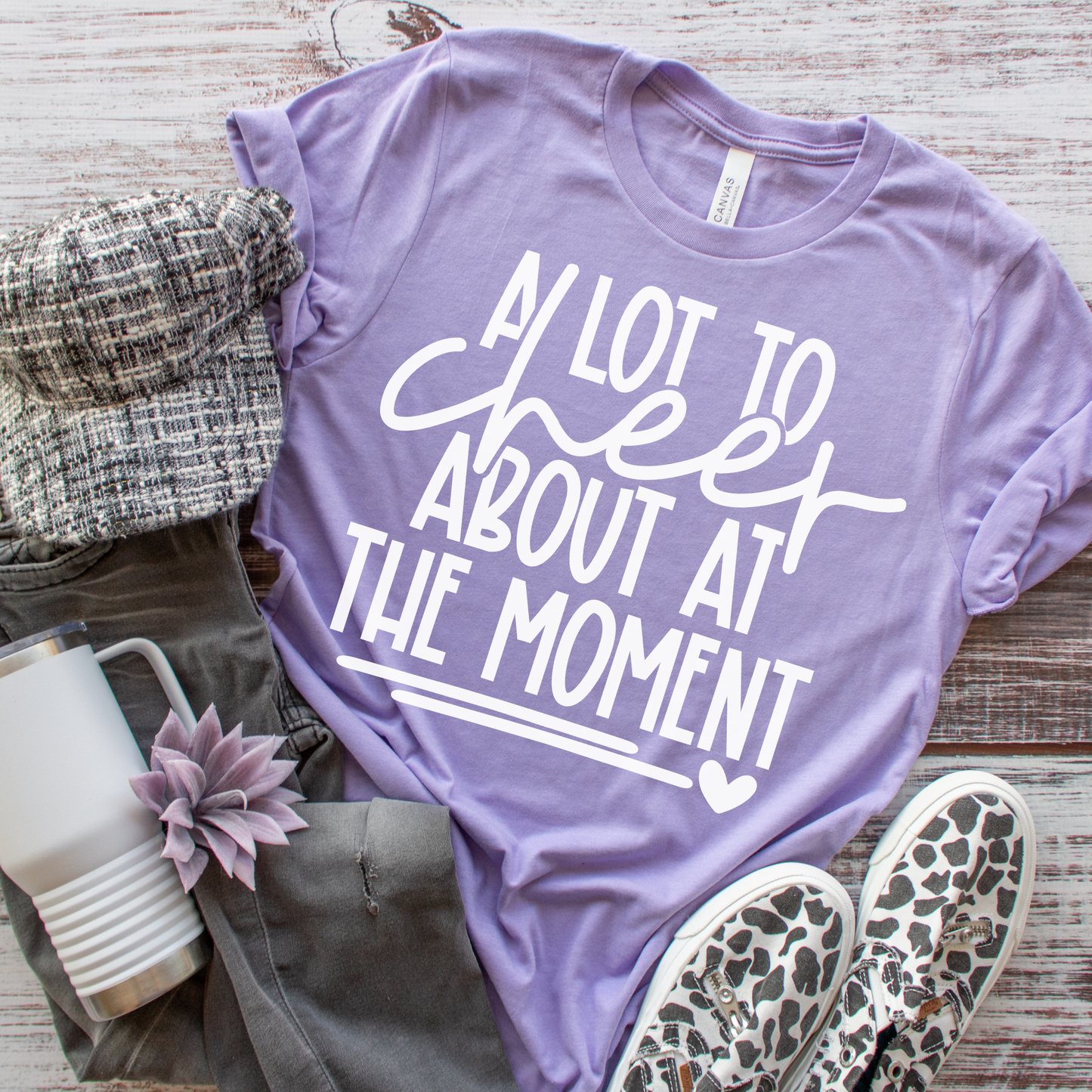 Adult - Unisex Cotton/Poly Tee (A lot to Cheer about)