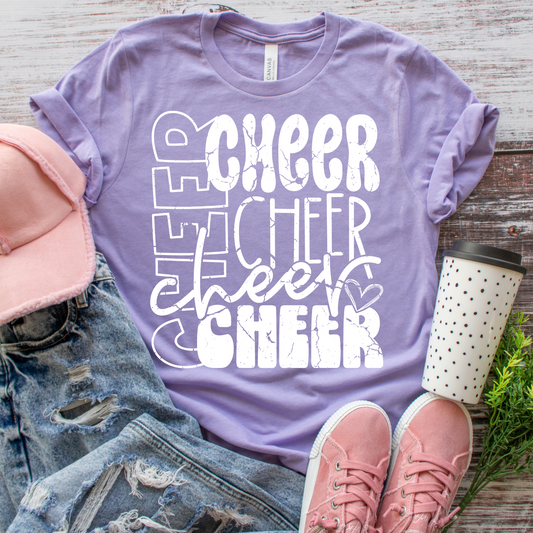 Adult - Unisex Cotton/Poly Tee (Cheer Cheer Cheer)