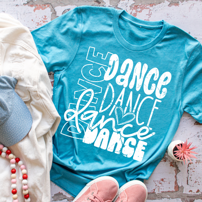 Adult - Unisex Cotton/Poly Tee (Dance Dance Dance)