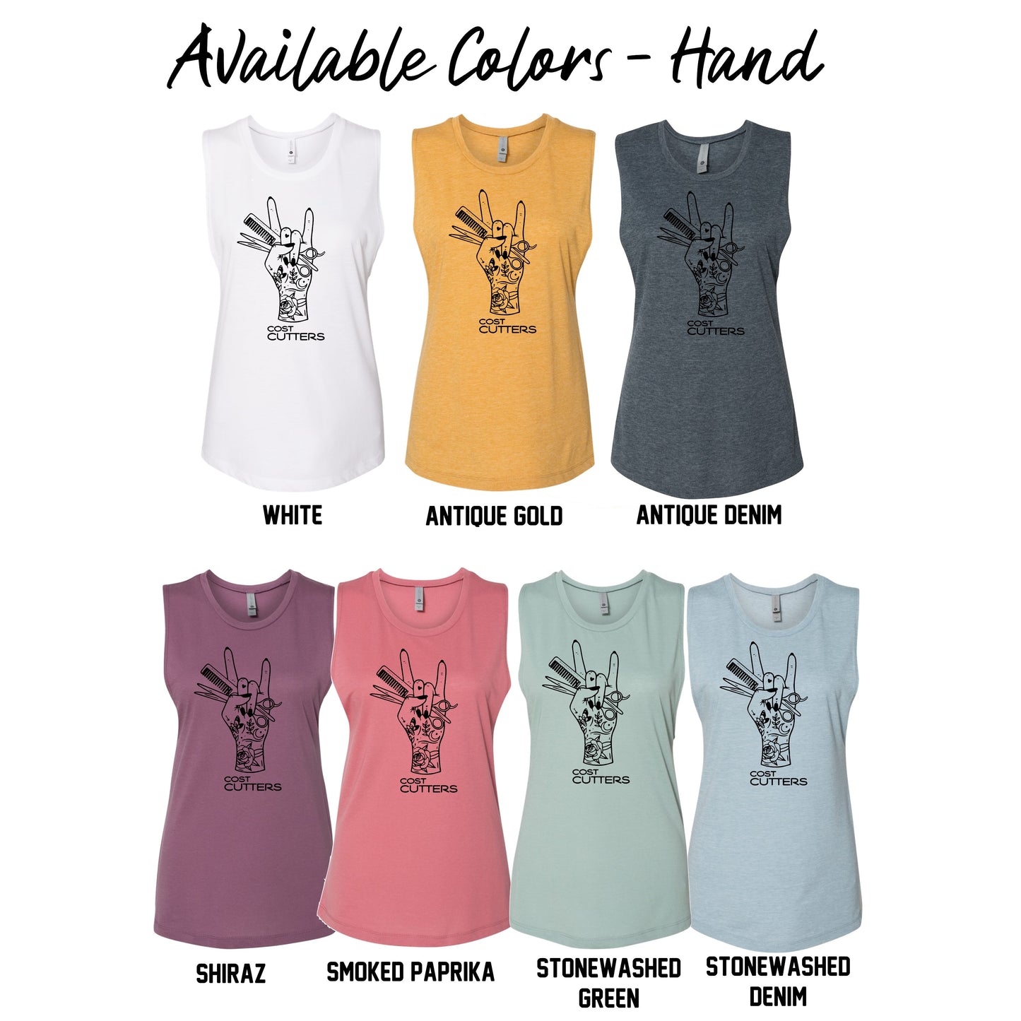 Ladies - Festival Muscle Tank - (Cost Cutters)