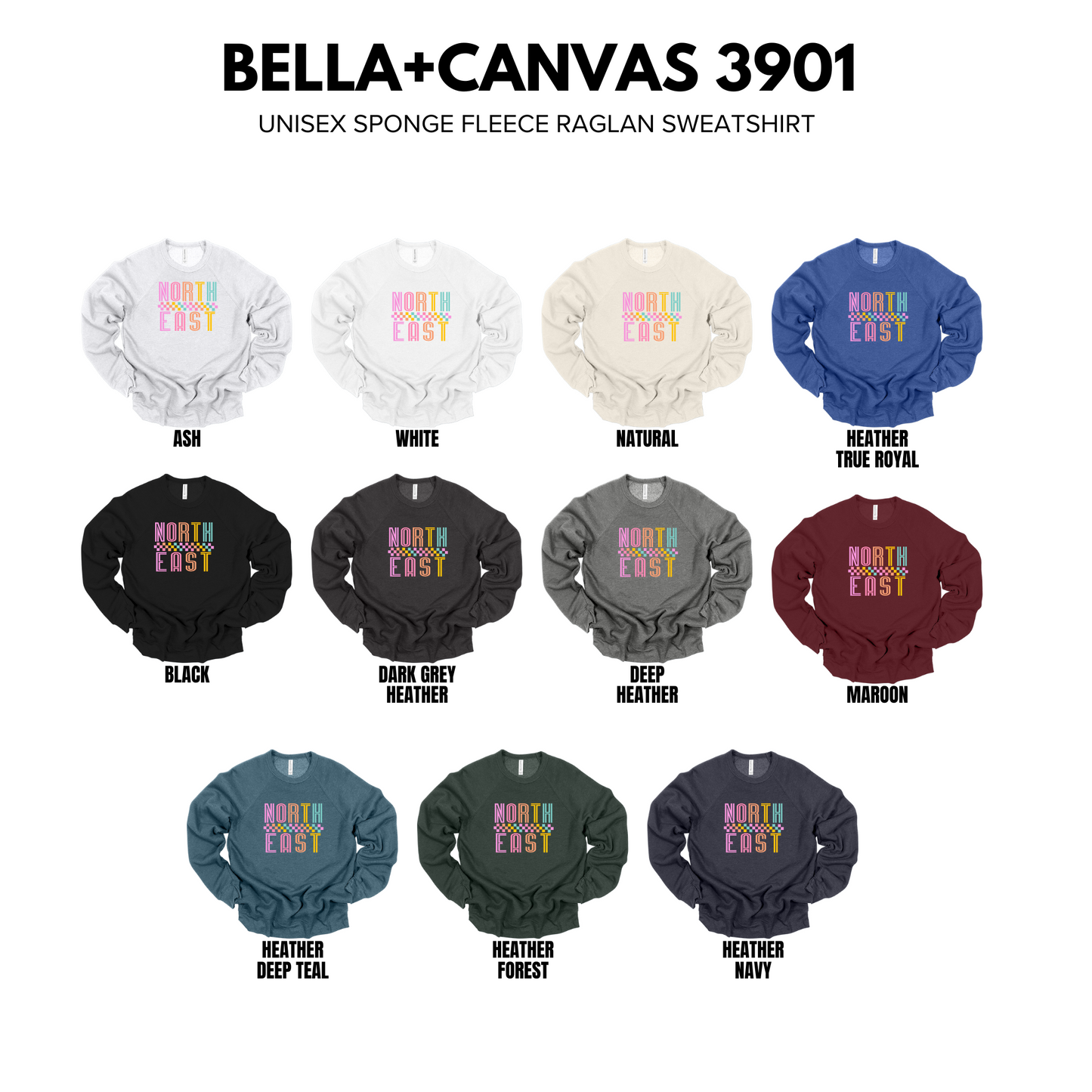 Bella+Canvas -Unisex Crewneck Sweatshirt (NE Elementary Staff)