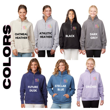 Ladies - Enza Boxy 1/2 Zip Fleece (NE Elementary Staff)
