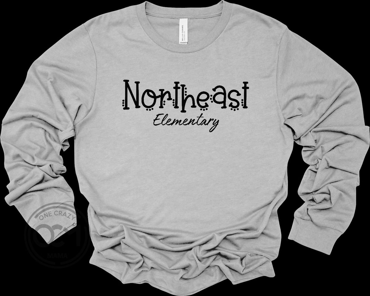 Bella + Canvas - Long Sleeve Tee (NE Elementary Staff)