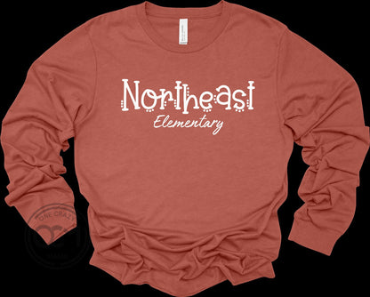 Bella + Canvas - Long Sleeve Tee (NE Elementary Staff)