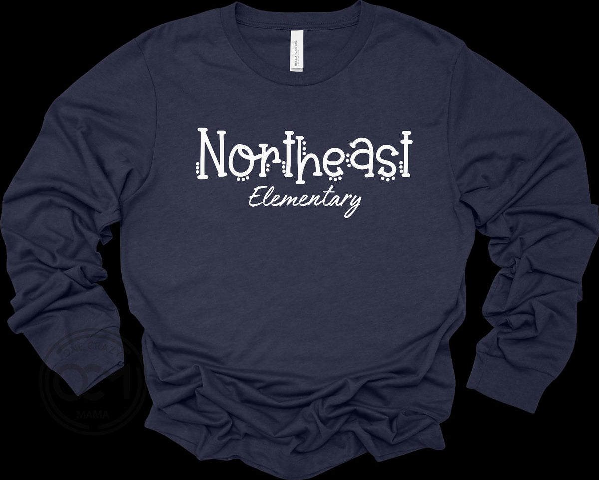 Bella + Canvas - Long Sleeve Tee (NE Elementary Staff)