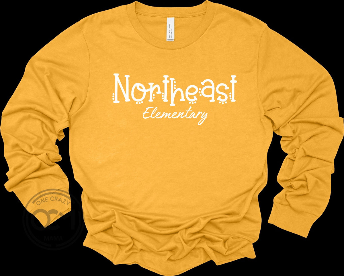 Bella + Canvas - Long Sleeve Tee (NE Elementary Staff)