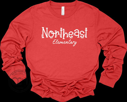 Bella + Canvas - Long Sleeve Tee (NE Elementary Staff)