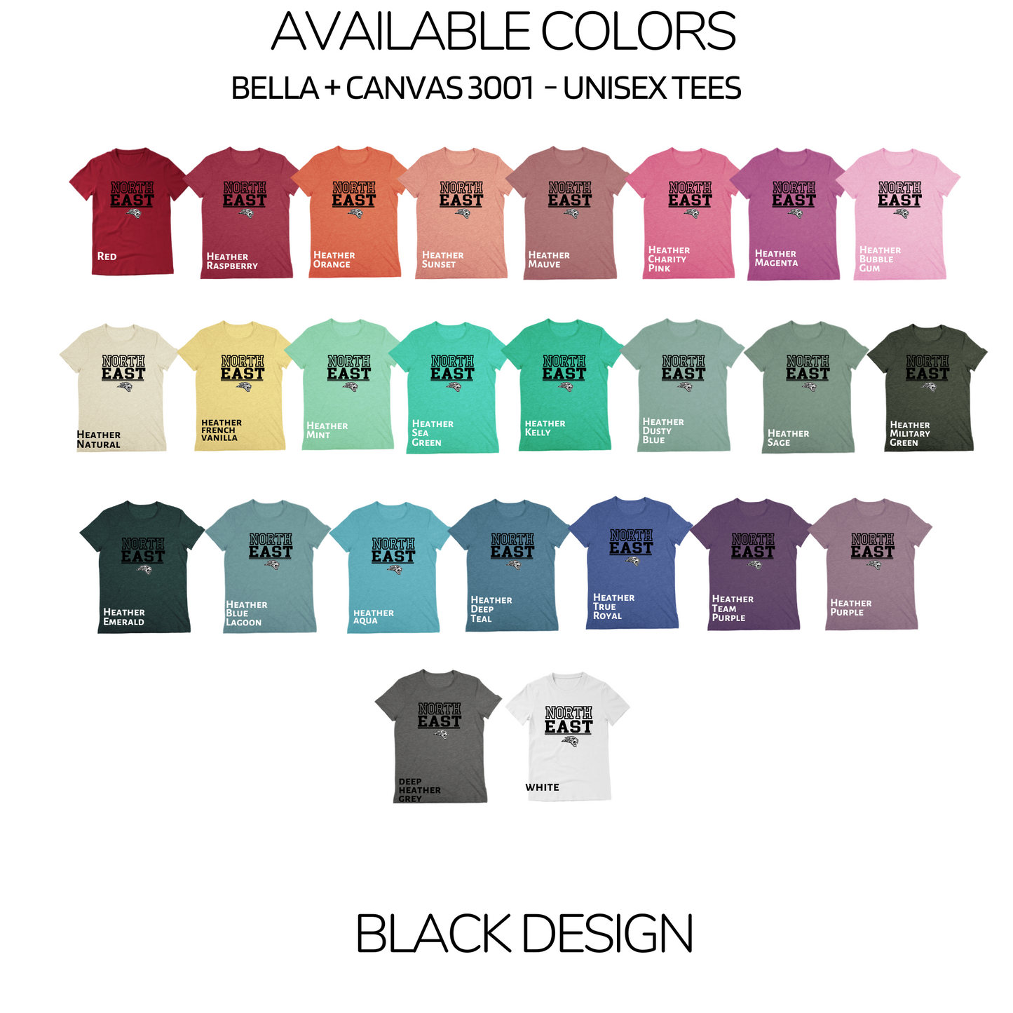 Bella+Canvas - Unisex Tee (NE Elementary Staff)