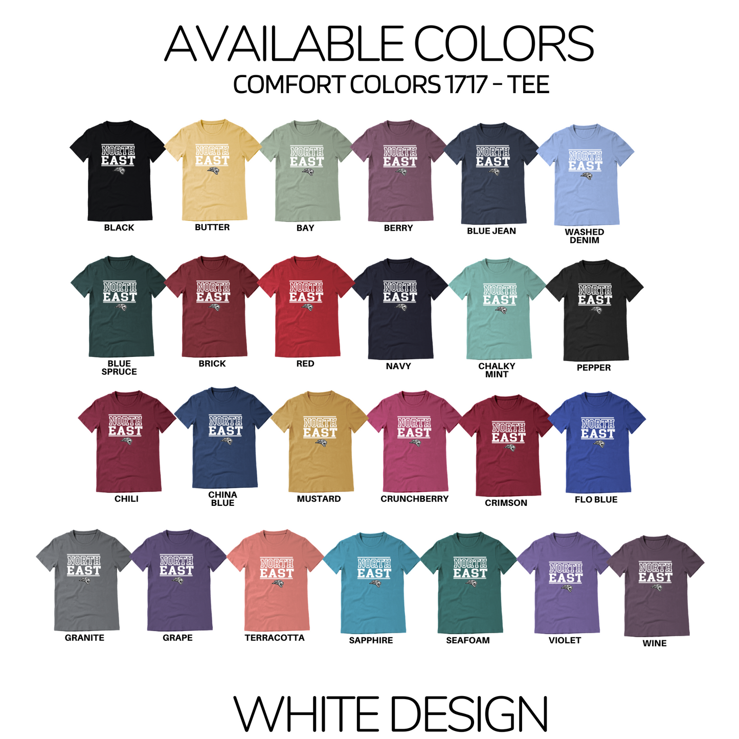 Comfort Colors - Unisex Tee (NE Elementary Staff)