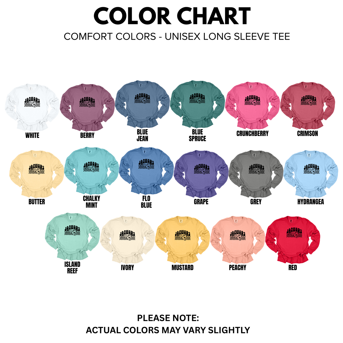 Comfort Colors - Unisex Long Sleeve Tee (NE Elementary Staff)