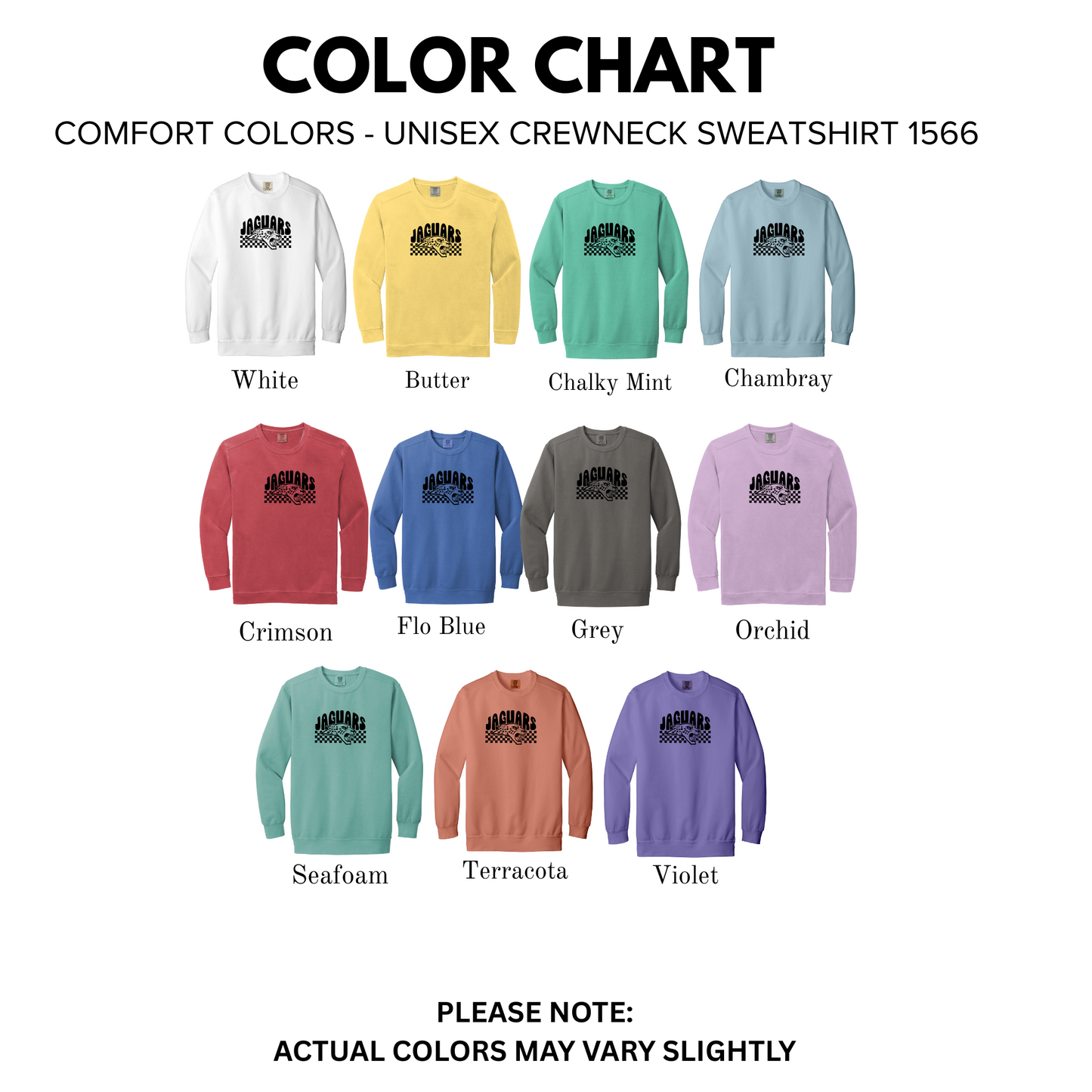 Comfort Colors - Crewneck Sweatshirt (NE Elementary Staff)