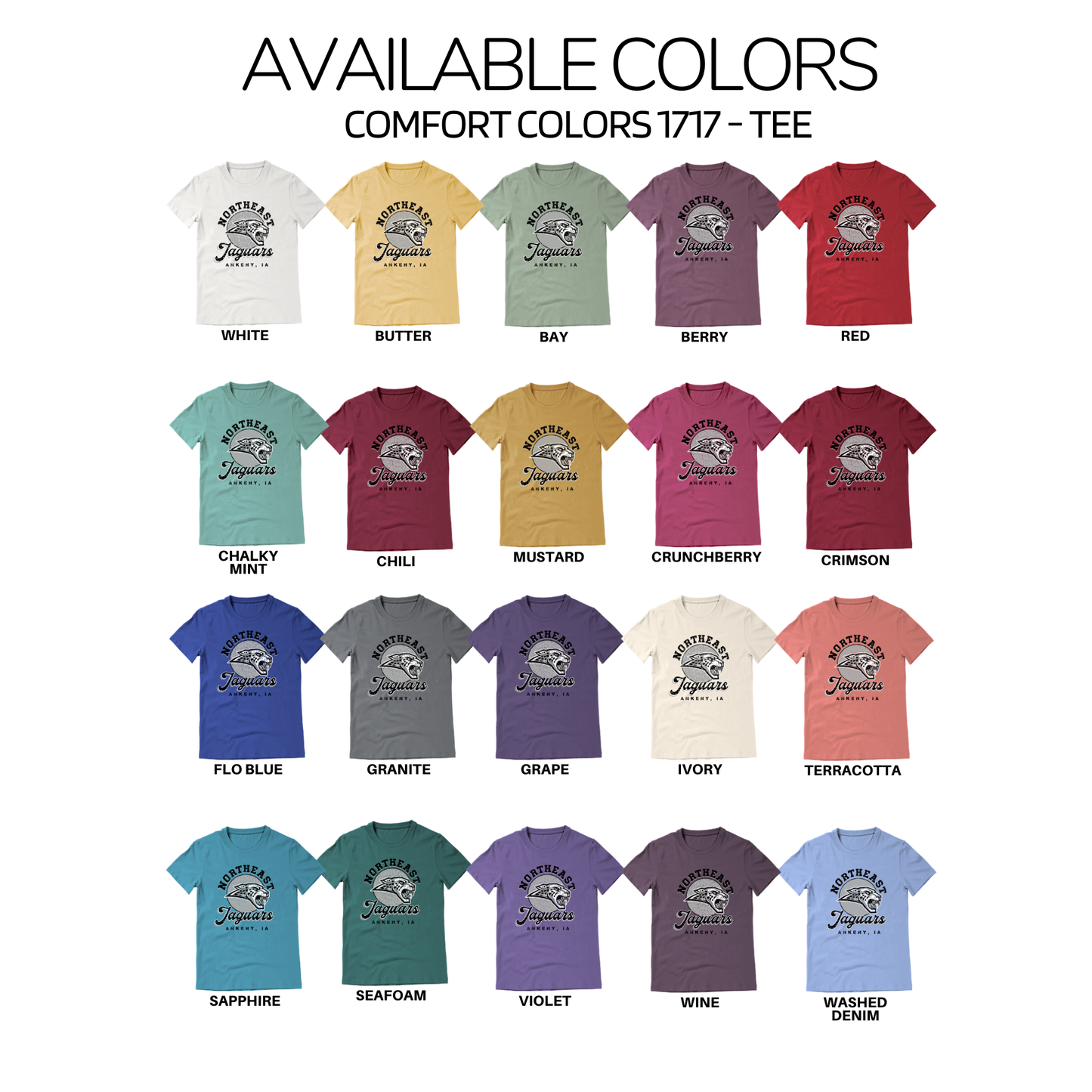 Comfort Colors - Unisex Tee (NE Elementary)