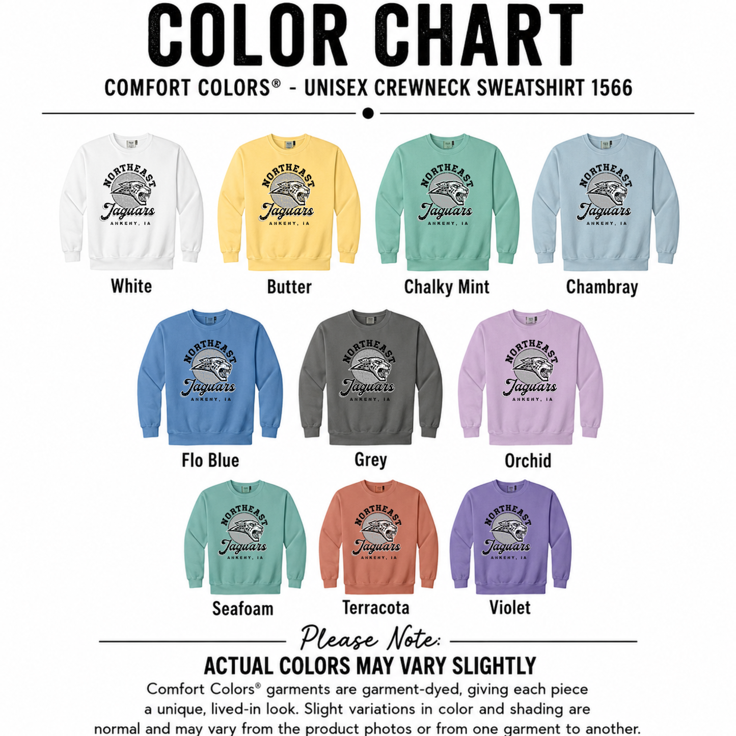 Comfort Colors - Crewneck Sweatshirt (NE Elementary)