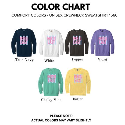 Comfort Colors - Crewneck Sweatshirt (NE Elementary Staff)
