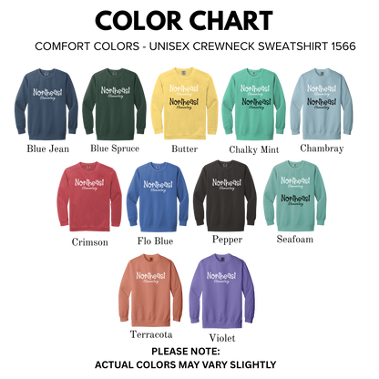 Comfort Colors - Crewneck Sweatshirt (NE Elementary Staff)