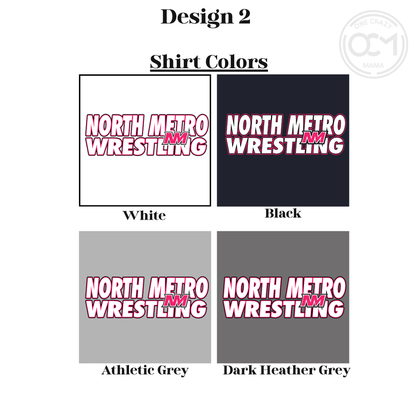 Ladies - District VIT Fleece Hoodie (North Metro Wrestling)