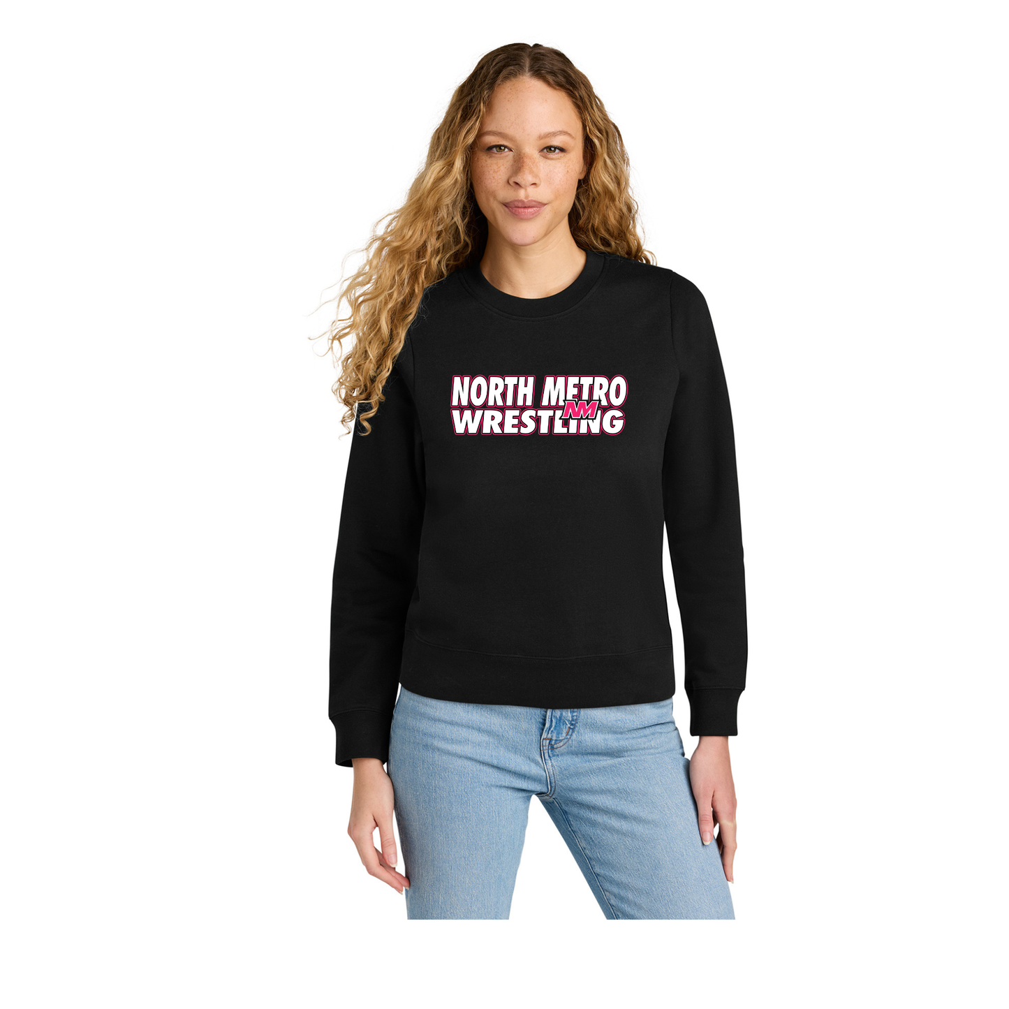 Ladies - District VIT Fleece Crew (North Metro Wrestling)