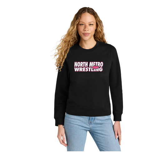 Ladies - District VIT Fleece Crew (North Metro Wrestling)
