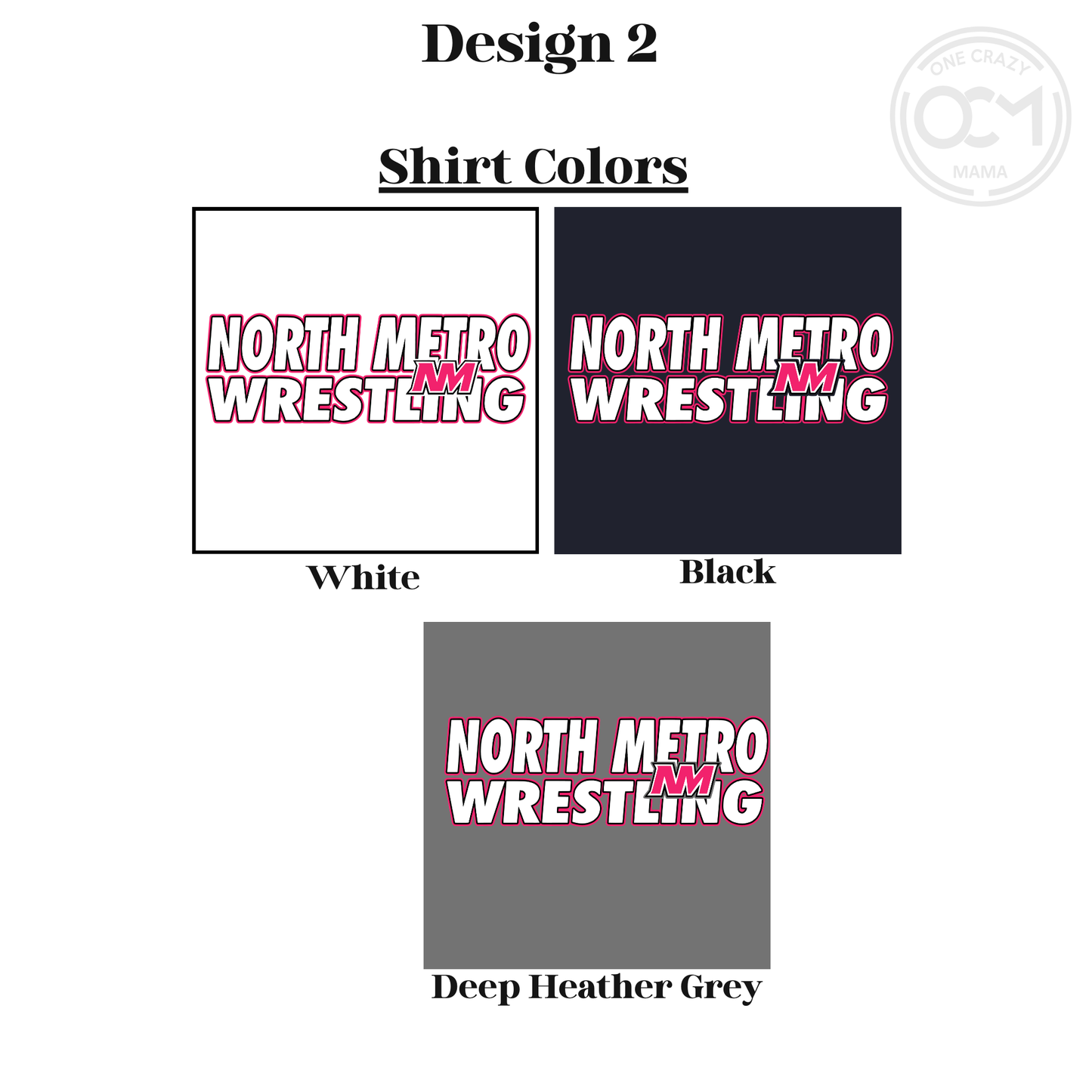 Adult - Bella+Canvas Creweneck (North Metro Wrestling)