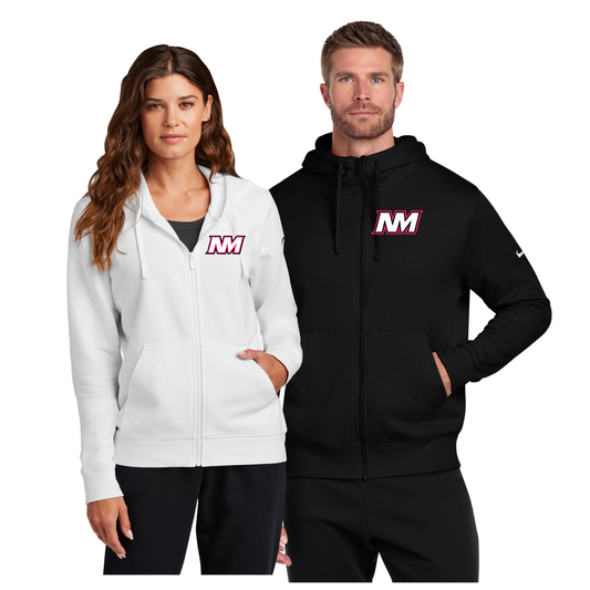 Adult & Ladies - Nike Full Zip Hoodie (North Metro Wrestling)