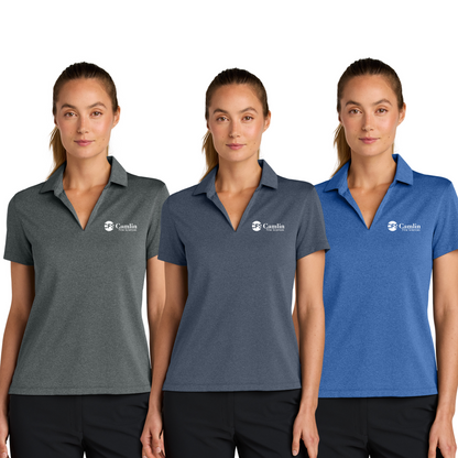 Nike - Ladies Dri-Fit Smooth Heather Polo (Camlin)