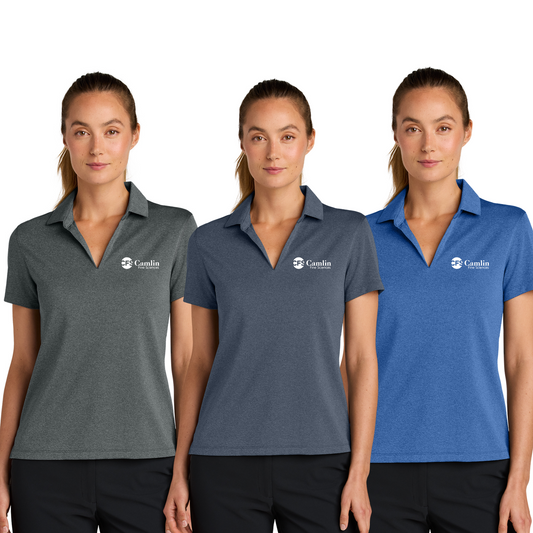 Nike - Ladies Dri-Fit Smooth Heather Polo (Camlin)