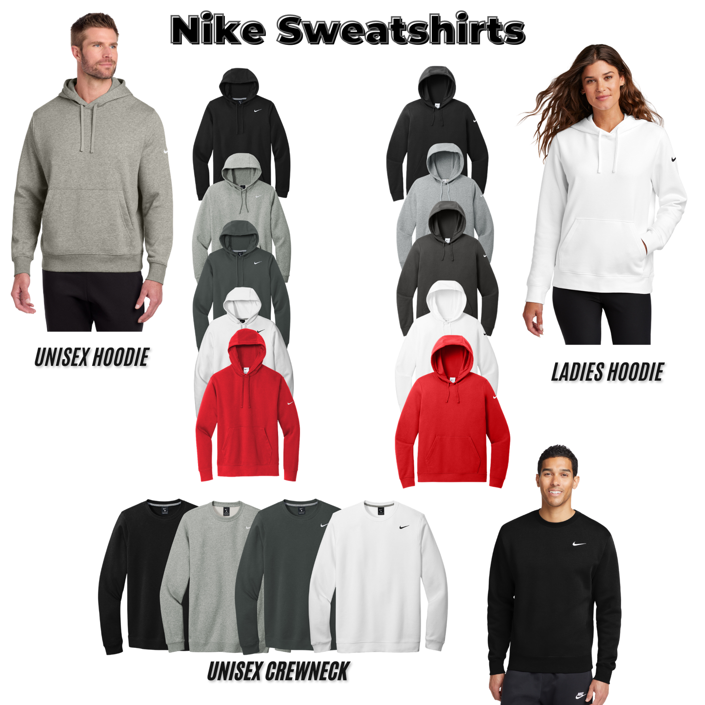 Adult & Ladies - Crewneck & Hoodie Sweatshirts (Iowa Energy Baseball)