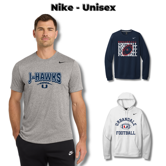 Adult - Nike Tees & Sweatshirts (Urbandale Football)