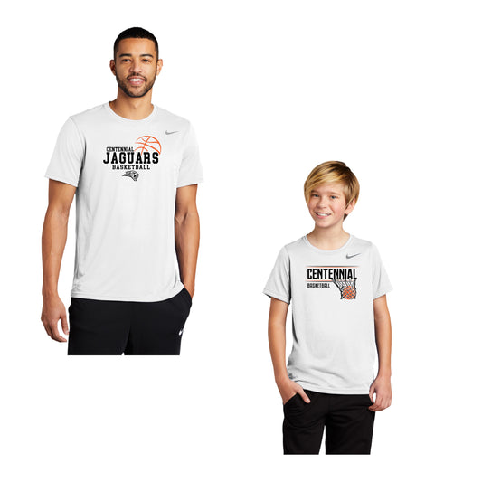 Adult & Youth - Nike Legend Tee - 3 Designs - (Centennial Jaguars Basketball)