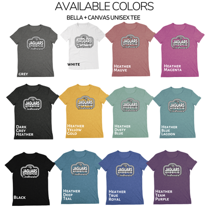 Adult & Youth - Bella + Canvas- Unisex Tee (Centennial Jaguar Collection)