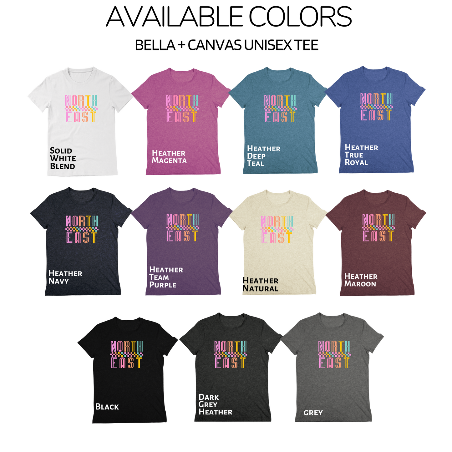 Bella + Canvas Tee (NE Elementary Staff)