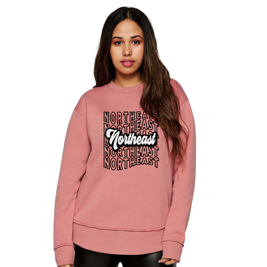Ladies - LAT Weekend Fleece Crewneck (NE Elementary)
