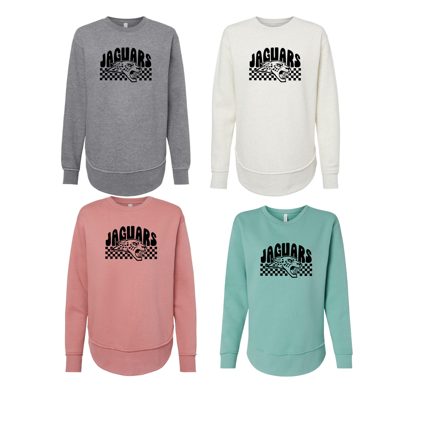 Ladies - LAT Weekend Fleece Crewneck (NE Elementary)