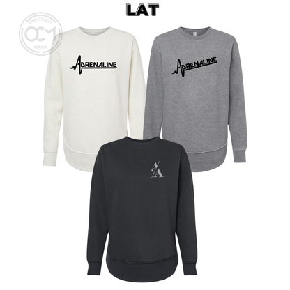 Ladies - Weekend Fleece Crewneck (Adrenaline Baseball)