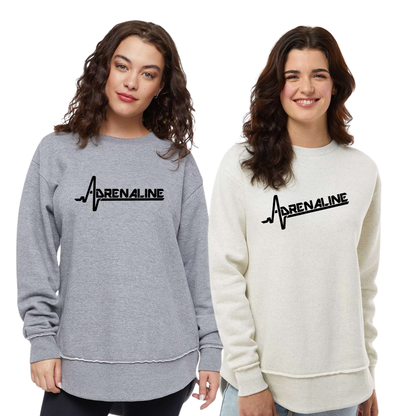 Ladies - Weekend Fleece Crewneck (Adrenaline Baseball)