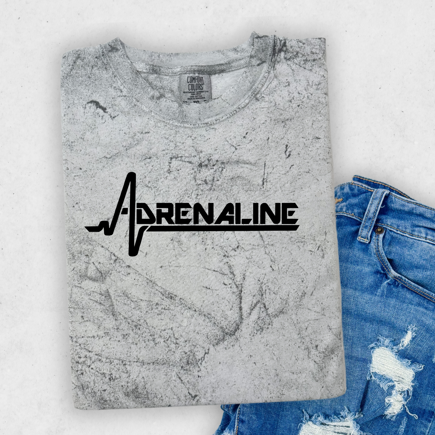 Adult & Youth - Colorblast Tee & Crewneck (Adrenaline Baseball)