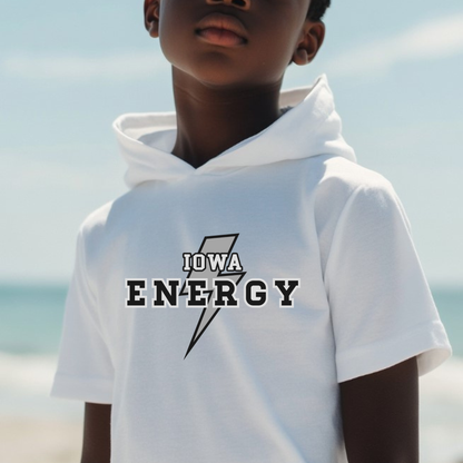 Youth - A4 Polyester Hooded Tee (Iowa Energy Baseball)