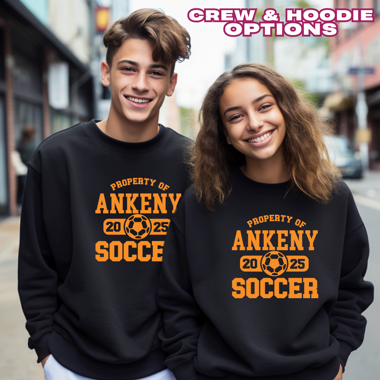 Adult - Independent Trading Midweight Sweatshirts (Ankeny Hawks Soccer)