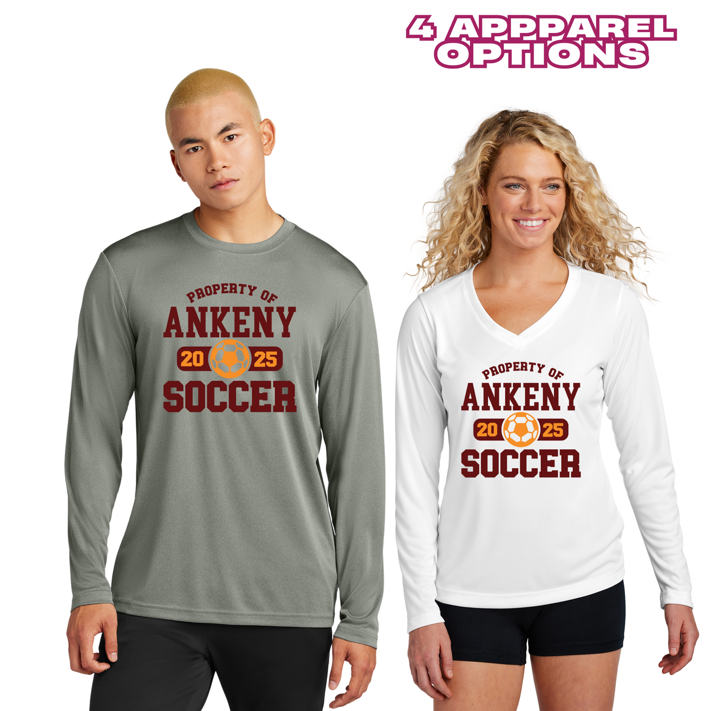 Adult & Ladies - Sport Tek Performance apparel - (Ankeny Hawks Soccer)