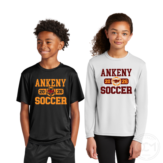 Youth - Performance Tees- (Ankeny Hawks Soccer)