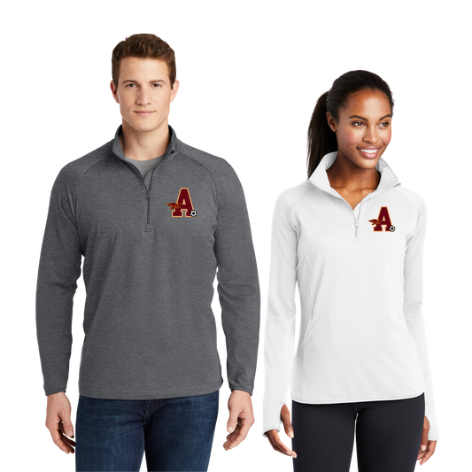 Adult & Ladies -Stretch 1/2-Zip Pullover (Ankeny Hawks Soccer)