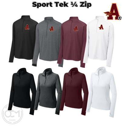 Adult & Ladies -Stretch 1/2-Zip Pullover (Ankeny Hawks Soccer)