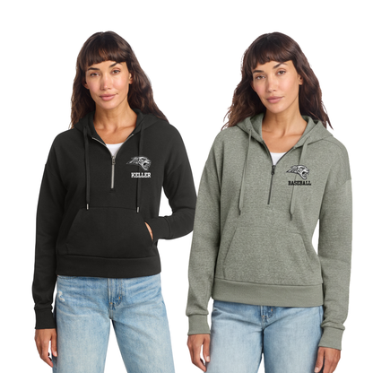 Ladies- Perfect Tri 1/2 Zip Fleece Pullover (Centennial Baseball 2026)