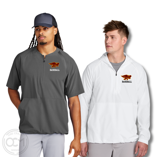Adult - Repeat 1/2 Zip Jackets (Ankeny Hawks Baseball)