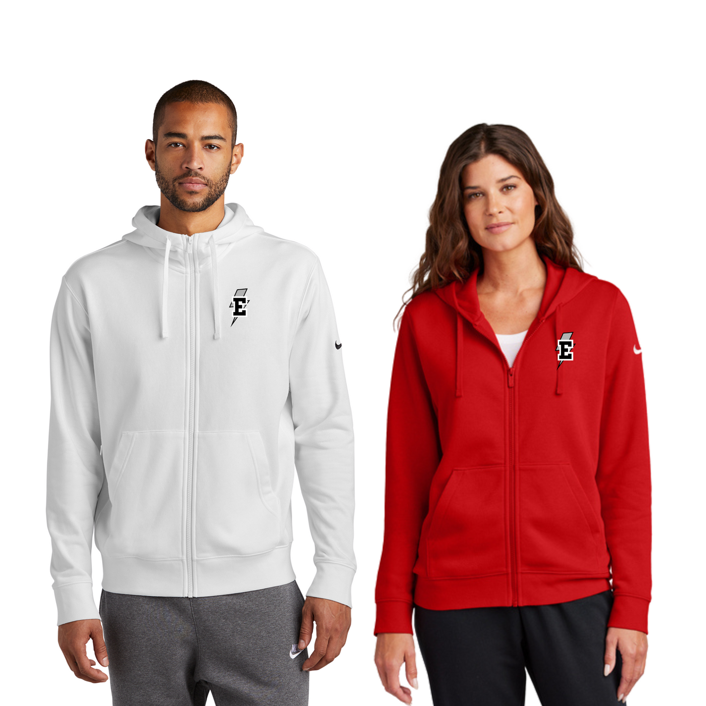 Adult & Ladies - Nike Full Zip Hoodie (Iowa Energy Baseball)